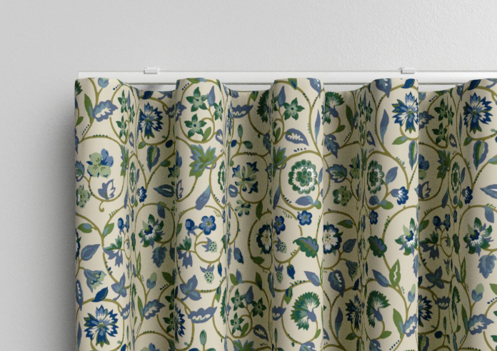 Land & Shore Esther, Green - Made to Measure Curtains - Image 13